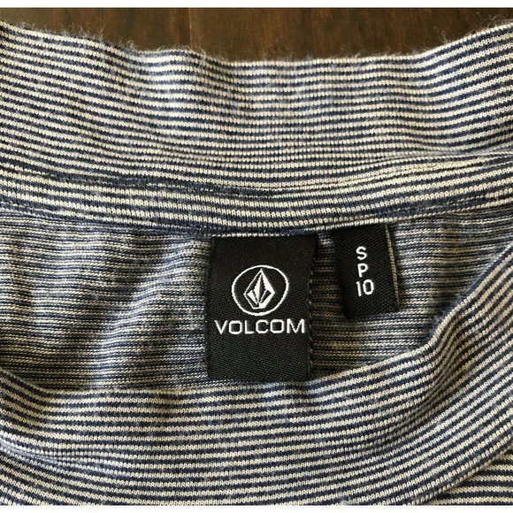 Volcom Women’s Navy White Size: S Striped Dress - Picture 10 of 10